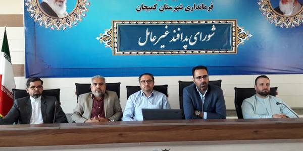 جلسه شورای پدافند غیرعامل شهرستان کمیجان