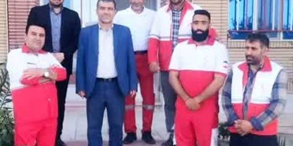 بازدید از پایگاه شهدای زرندیه و عرض خداقوت به امدادگران و نجاتگران عزیز