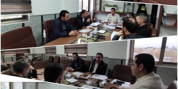 دیدار روئسای ادارات مسکن و شهر سازی و بنیاد مسکن با مهندس کرمی شهردار کمیجان