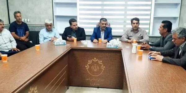 جلسه رسیدگی به مشکلات کشاورزان شهر خشکرود