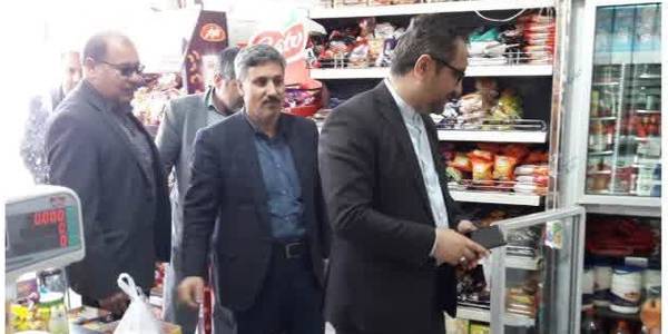 بازدید فرماندار از روند اجرای طرح نوروزی نظارت بر بازار در شهرستان کمیجان