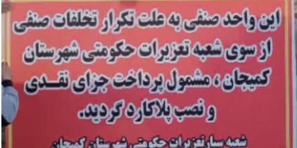 تشکیل ه‍فت پرونده تخلف صنفی در گشت مشترک نظارت بر بازار در شهرستان کمیجان