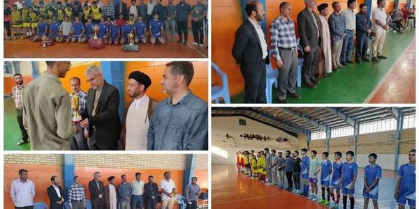 اختتامیه مسابقات فوتسال مناطق کم برخوردار (2020) شهرستان خمین برگزار شد