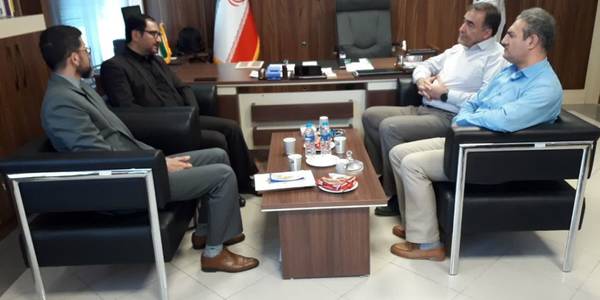 دیدار فرماندار کمیجان به اتفاق بخشدار میلاجرد با مدیرعامل شرکت شهرک‌های صنعتی استان
