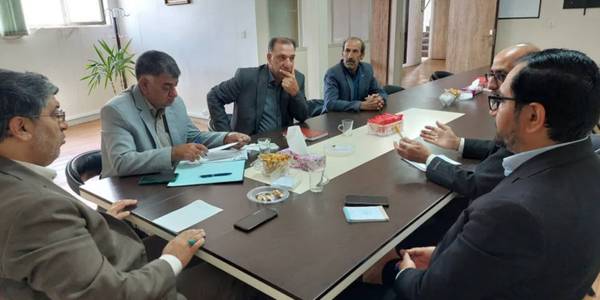 جلسه دکتر علی اکبر کریمی نماینده  مجلس شورای اسلامی با فرماندار شهرستان کمیجان