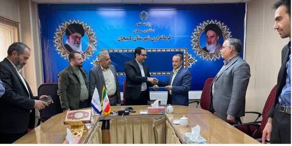 جلسه تکریم و معارفه مسئول حراست فرمانداری شهرستان کمیجان برگزار گردید