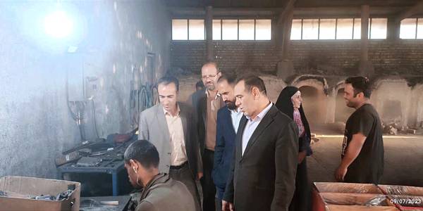 بازدید میدانی سرپرست فرمانداری شهرستان شازند از روستاهای بصری و لنجرود بخش زالیان