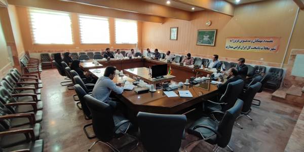 جلسه بررسی مشکلات روستاهای بخش مرکزی شهرستان محلات مورخ ۲۰ تیر
