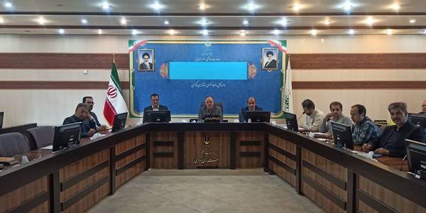 جلسه کارگروه امور زیربنایی، توسعه روستایی، عشایری، شهری و آمایش سرزمین و محیط زیست استان
