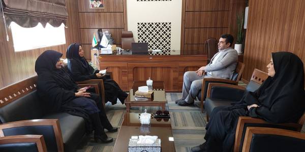 دیدار رییس بهزیستی شهرستان محلات با معاون برنامه ریزی و عمرانی فرمانداری