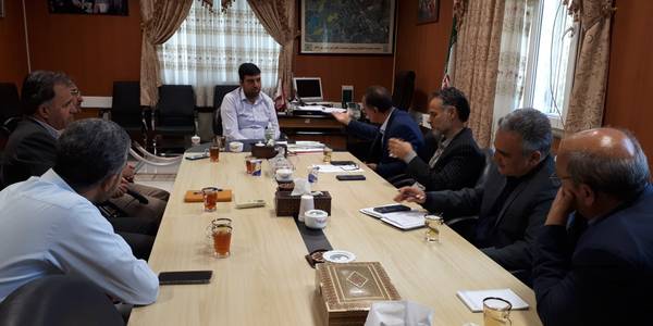 جلسه بررسی مسائل و مشکلات آب شرب شهر جدید امیر کبیر