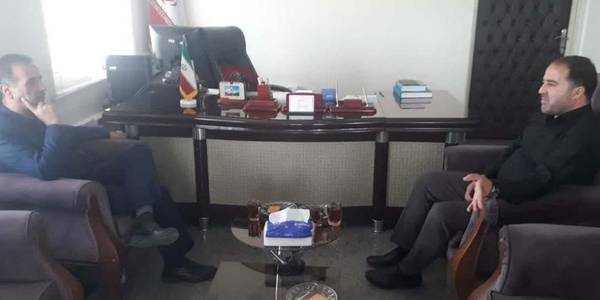 دیدار مدیر آب و فاضلاب استان مرکزی با فرماندار