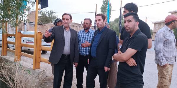 بازدید میدانی سرپرست فرمانداری شهرستان شازند از روستای ظهیر آباد بخش مرکزی
