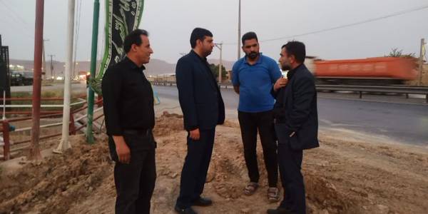 بازدید فرماندارشهرستان اراک  ازروستای معصومیه  بخش معصومیه  شهرستان اراک