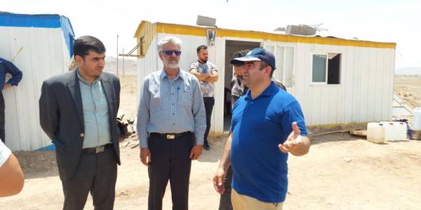 بررسی میدانی  وضعیت پروژه تکمیل جاده زیراب  محلات