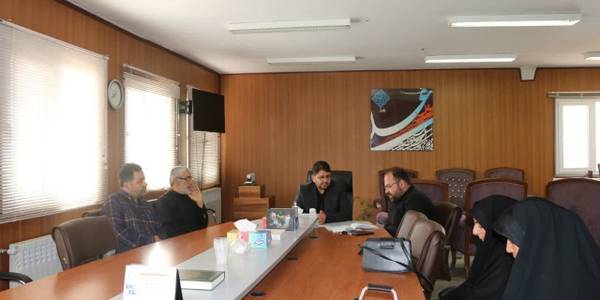 جلسه هماهنگی اعزام موکب میثاق با شهدای تفرش در اربعین حسینی به ریاست محمد رضا رضایی فرماندار شهرستان تفرش و با حضور اعضای هیات امنا و کمیته خواهران در دفتر فرمانداری تشکیل و برگزار شد.