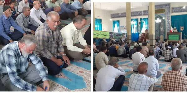 نماز عبادی سیاسی جمعه این هفته(23 تیرماه) کمیجان در محل مصلای شهر برگزار گردید