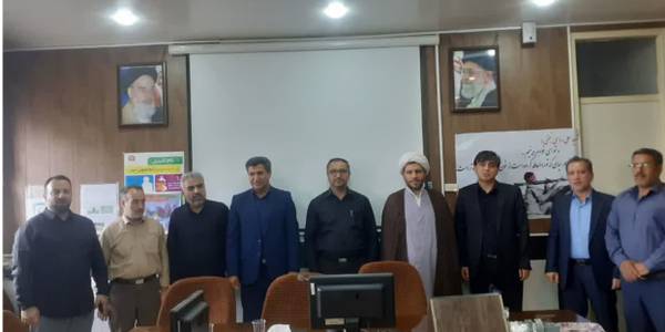 مراسم تودیع و معارفه سرپرست بیمارستان امام علی (ع) شهر کمیجان برگزار گردید