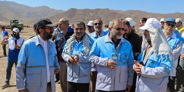 مشارکت ۱۱۰۰ نفر در رزمایش منطقه‌ای مقابله با زلزله در ساوه