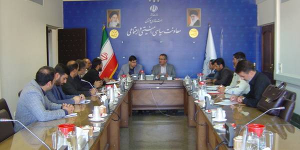 جلسه گشت محله محور بسیج (رضویون) در ساعت 30-8 صبح روز دوشنبه مورخ 23-5-1402 به ریاست آقای رحیمی تبار مدیر کل امنیتی و انتظامی برگزار گردید.