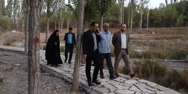بازدید دکتر اتابکی سرپرست فرمانداری شهرستان تفرش از پروژه های شهرداری تفرش