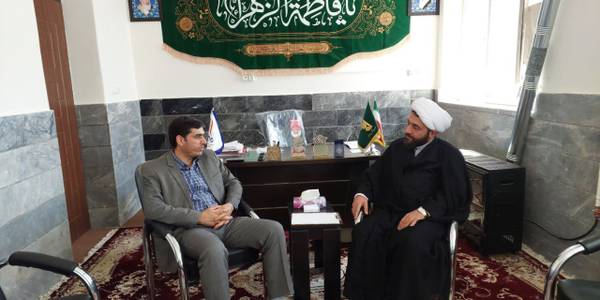 دیدار سرپرست فرمانداری شهرستان محلات با امام جمعه شهر نیم ور
