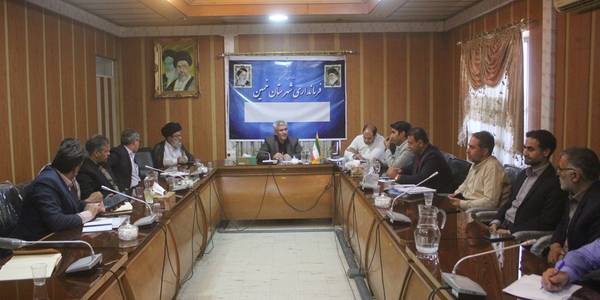 جلسه هماهنگی بزرگداشت هفته دولت در شهرستان خمین برگزار شد