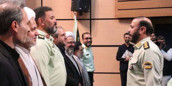 تکریم و معارفه فرمانده انتظامی شهرستان ساوه