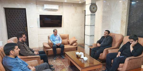 دیدار فرمانده بسیج دانشجویی شهرستان محلات با سرپرست فرمانداری