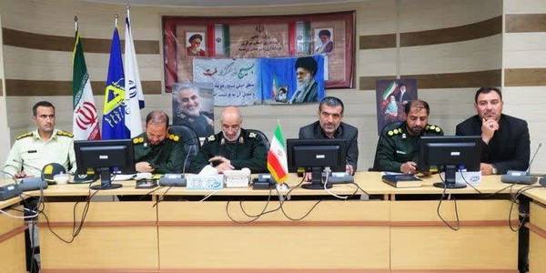 نشست صمیمی سردار کریمی فرمانده سپاه روح الله با فرماندهان و ارکان حوزه‌ها و پایگاه‌های مقاومت بسیج زرندیه