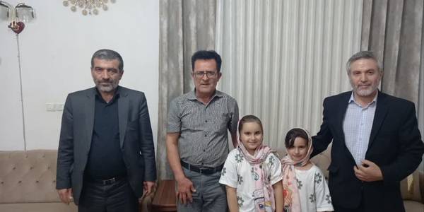 دیدار با خانواده جانباز ۲۵ درصد حسن صدرایی