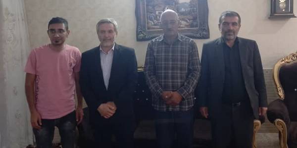 دیدار با خانواده جانباز ۳۰ درصد مرتضی سعادت نیا