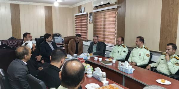 دیدار اعضای شورای تامین با فرماندار بمناسبت هفته دولت