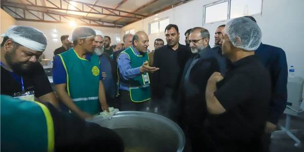 بازدید از موکب «ایستگاه اول راه کربلا» در شهرستان زرندیه