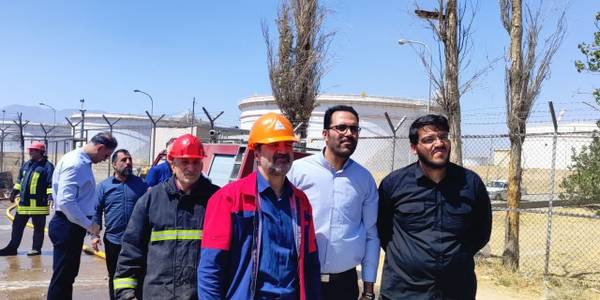 بررسی میدانی و برگزاری مانور لحظه صفرجهت مقابله با حوادث شیمیایی