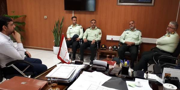 جناب سرهنگ معیریان فرمانده نیروی انتظامی شهرستان اراک