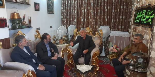 دیدار با خانواده جانباز متوفی داود ملاعباسی