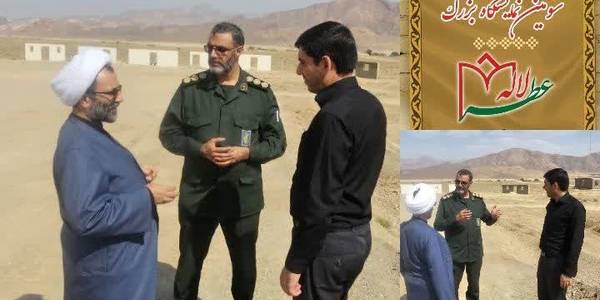 بررسی میدانی سرپرست فرمانداری شهرستان ومحلات اجرای عملیات عمرانی و مهندسی بزرگترین رویداد حوزه دفاع مقدس شهرستان محلات در محل میعادگاه عطرلاله۳