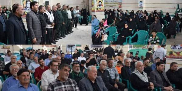 حضور سرپرست فرمانداری شهرستان محلات در سی و چهارمین یادواره شهدای گرانقدر روستای طایقان