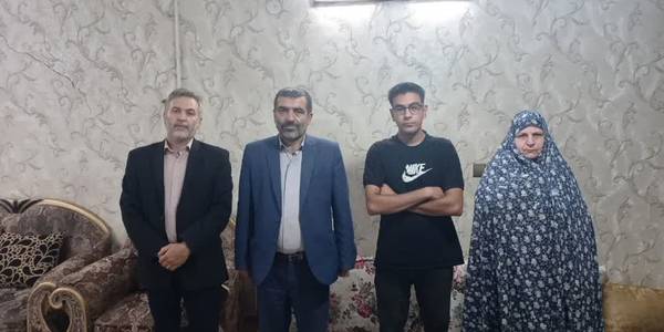 دیدار با خانواده جانباز متوفی امیر مصفا