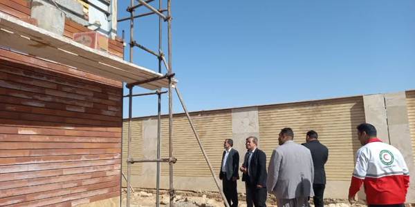 بازدید فرماندار از اتاق های پشتیبانی سالن آمفی تئاتر اداره فرهنگ  و ارشاد