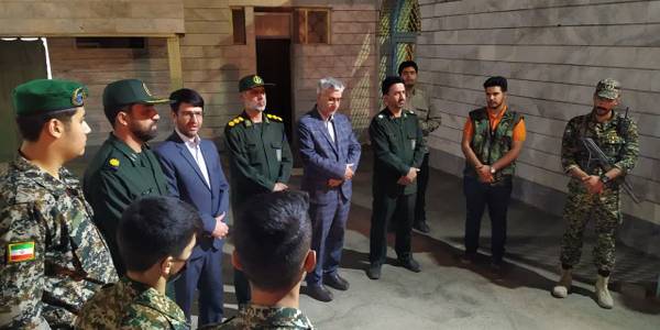 رزمایش اقتدار گشت رضویون در شهر ستان خمین برگزار شد