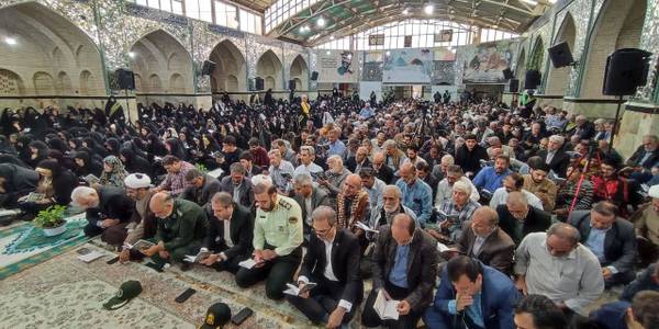 پخش زنده مراسم دعای ندبه از شبکه یک سیما به مناسبت هفته فرهنگی ساوه