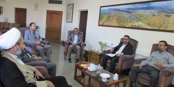 نشست معاون سیاسی با رئیس هیات نظارت بر انتخابات استان مرکزی