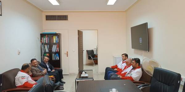 دیدار مدیرعامل هلال احمر و هیأت همراه با مدیر فناوری اطلاعات