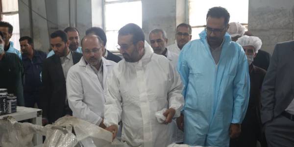 بازدید معاون استاندار و جمعی از مسئولین از کشتارگاه اراک- سلامت غذایی شهروندان اولویت استانداری است