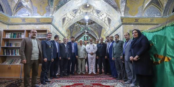 💠تشرف فرمانده نیروی دریایی ارتش به زیارت امامزاده سید احمد (ع) هزاوه