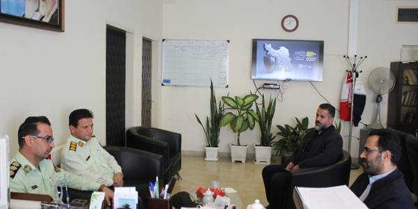 نشست با معاون اجتماعی نیروی انتظامی استان.