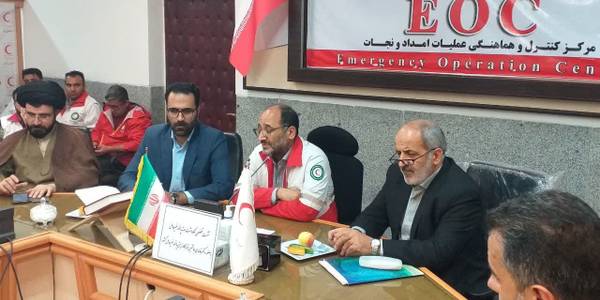 نشست با مدیرعامل جمعیت هلال احمر استان.