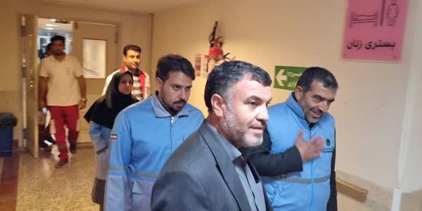 بازدید فرماندار و اعضای ستاد بحران از بیمارستان امام رضا